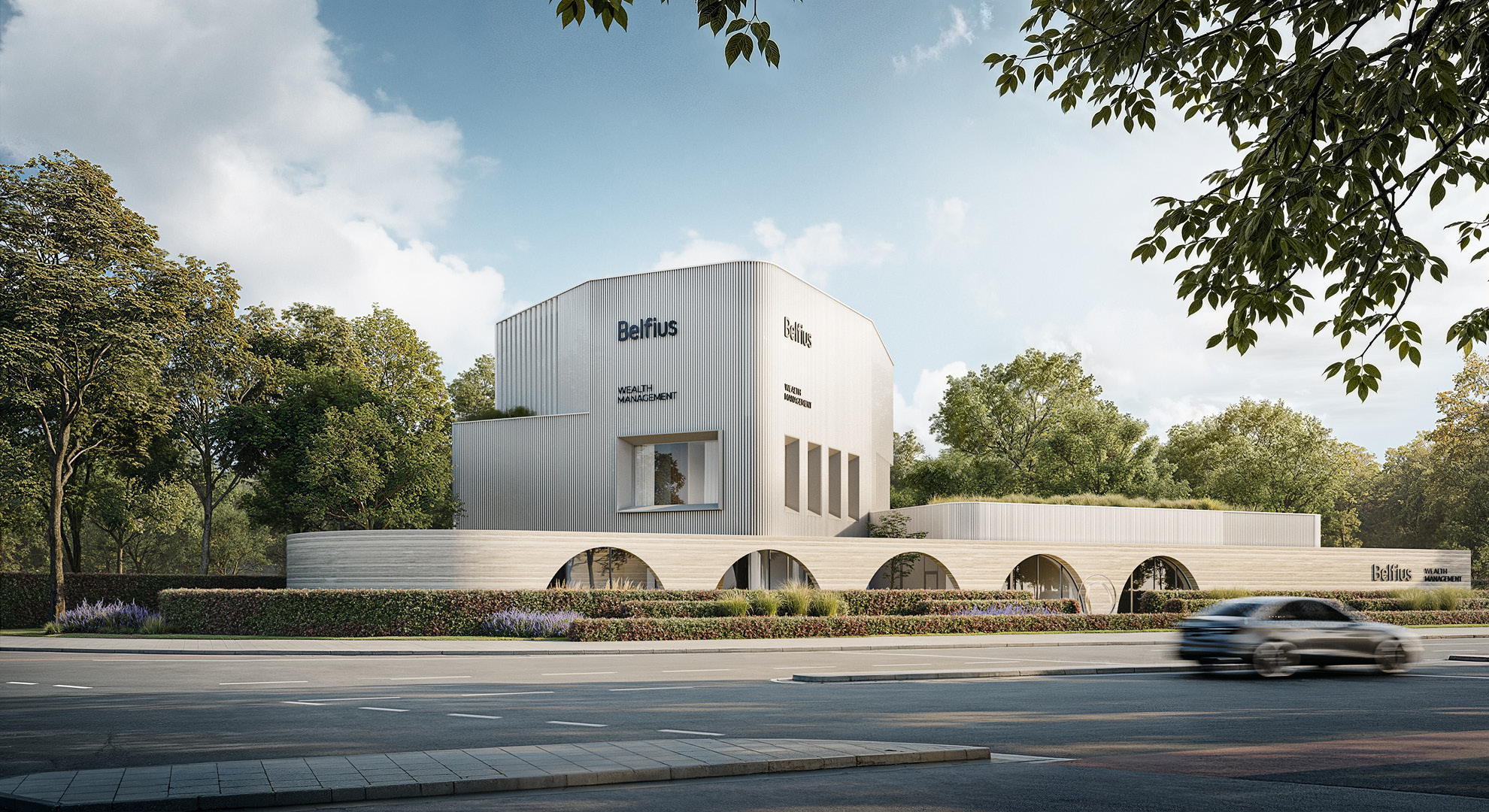 Wedstrijdontwerp Belfius Private Gent